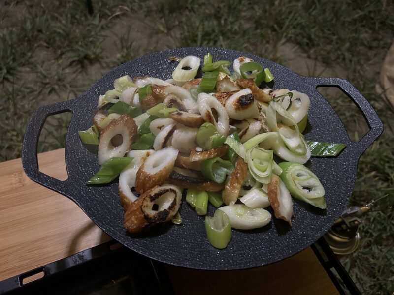ちくわとネギのごま油炒めの作り方4